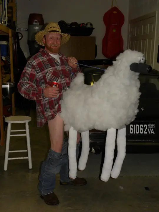 Halloween Guy Sheep